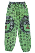 Celtic Symbols Patchwork Cargo Pants