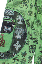 Celtic Symbols Patchwork Cargo Pants