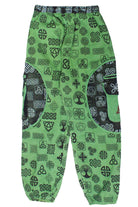 Celtic Symbols Patchwork Cargo Pants