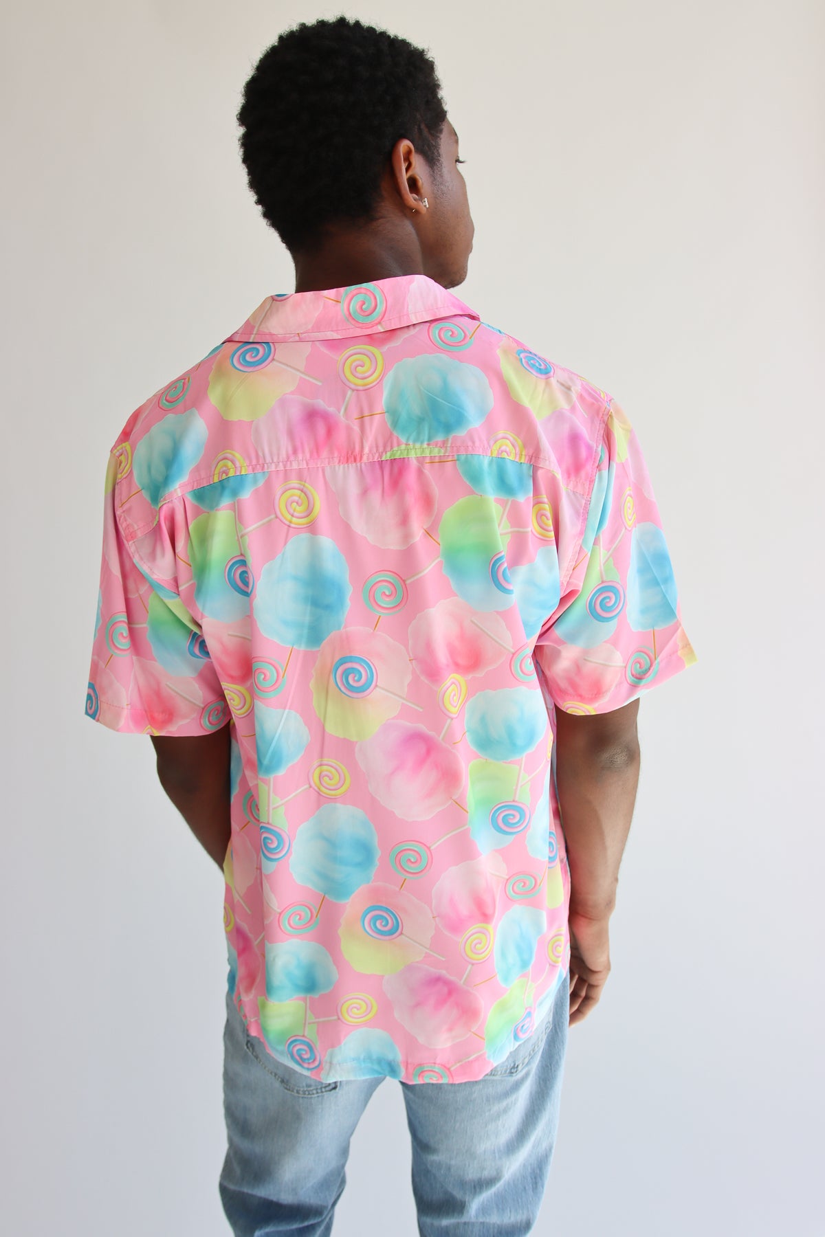 Candy World Printed Button Up