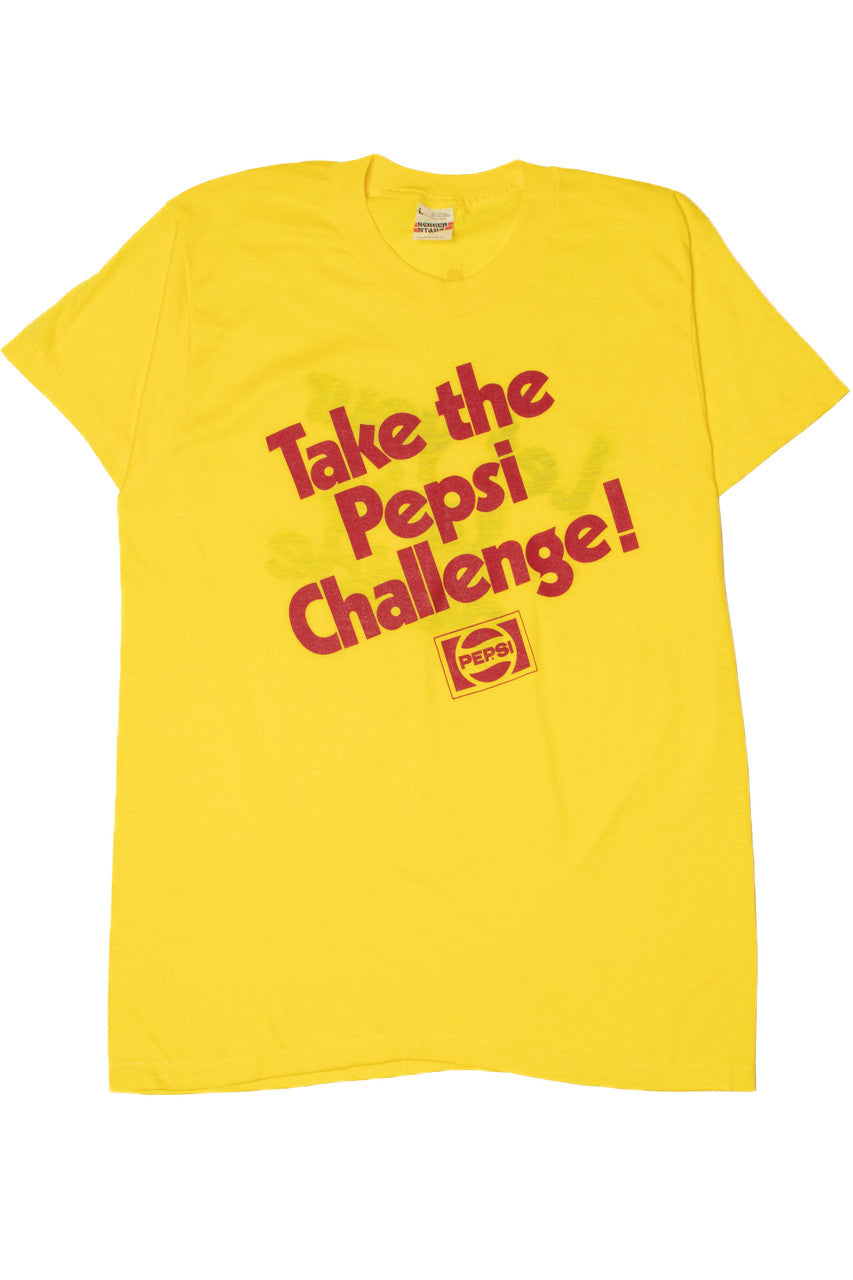 Vintage Early 1980's Pepsi Challenge "Let Your Taste Decide" Screen Stars T-Shirt