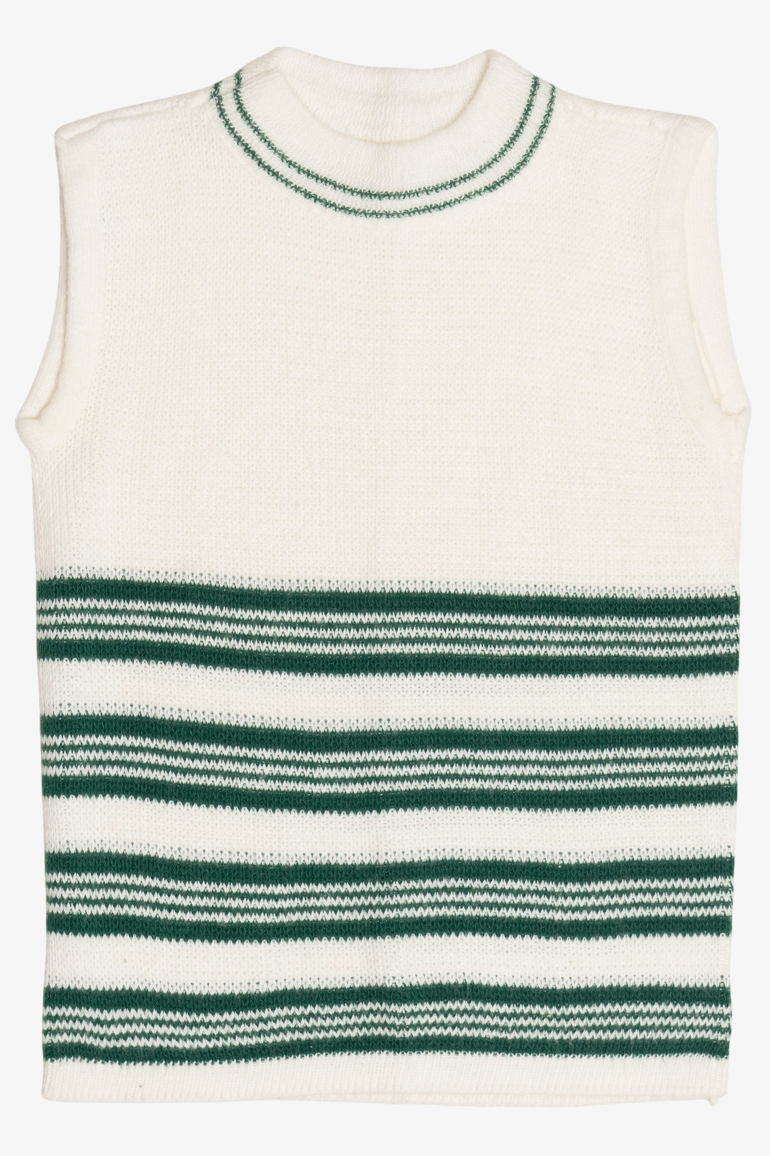 Vintage Striped Sleeveless Sweater (1980s)
