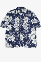 Vintage White Flower Hawaiian 2364