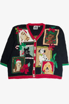 Vintage Dogs Ugly Christmas Cardigan 59568
