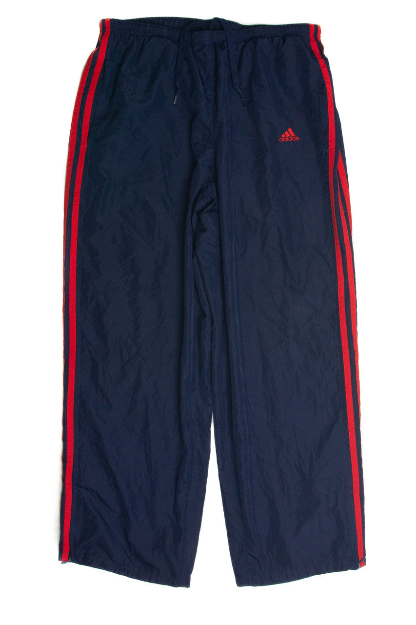 Vintage Navy and Red Adidas Track Pants