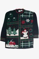 Vintage Black Ugly Christmas Sweater 59555