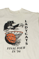 Vintage Lady Cats Final Four In 94' Fruit of the Loom T-Shirt