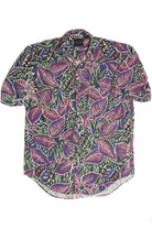 Vintage Purple Leaves Hawaiian Shirt