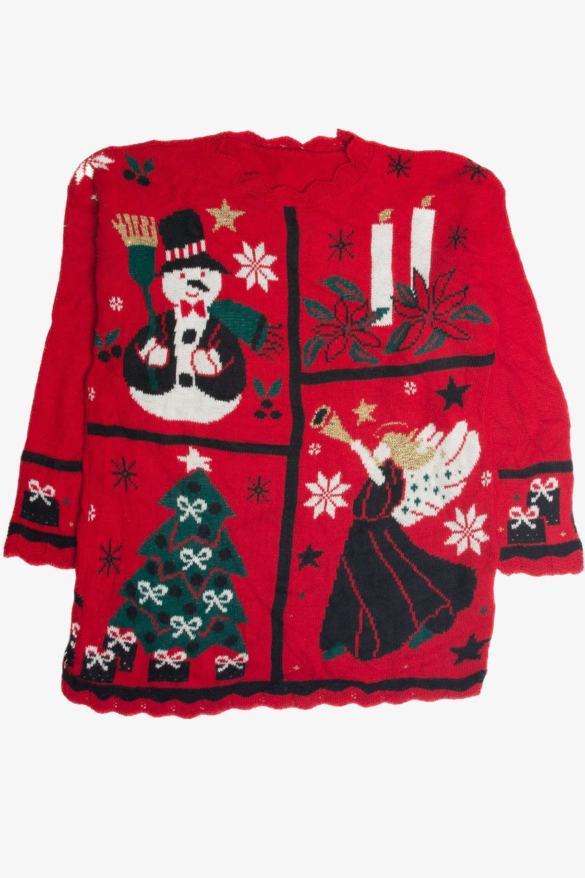 Vintage Red Ugly Christmas Sweater 59554