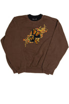 Vintage Embroidered Butterfly Sweatshirt