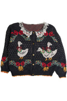 Vintage Birds Ugly Christmas Cardigan 59571