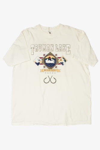 Vintage Truman Lake Missouri Fruit of the Loom T-Shirt (8956)