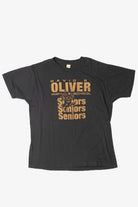 Vintage David B. Oliver High School Seniors  Screen Stars T-Shirt (1980s)