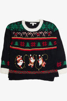 Vintage Black Ugly Christmas Sweater 59576