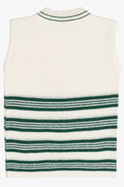 Vintage Striped Sleeveless Sweater (1980s)
