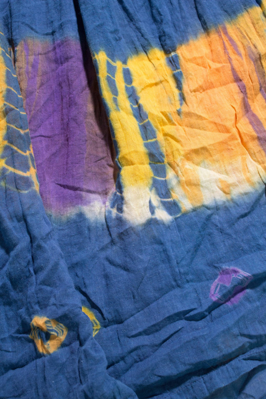 Tie-Dye Maxi Crinkle Skirt