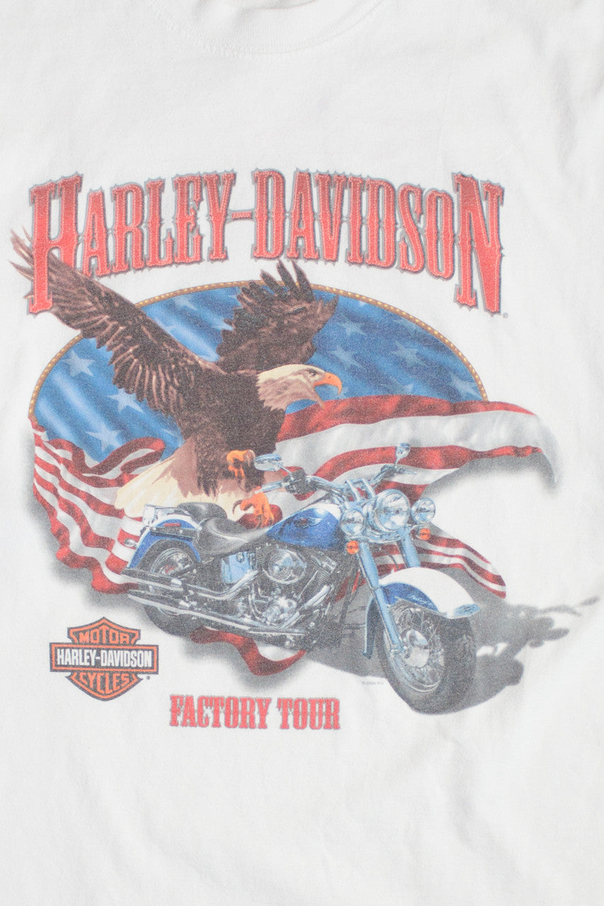 Vintage Factory Tour Harley Davidson T-Shirt