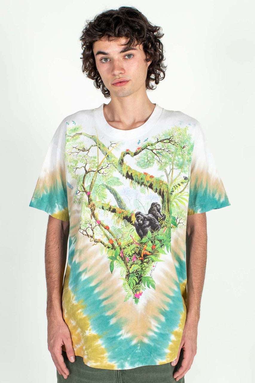 Vintage Tie Dye Gorilla Shirt (1992)