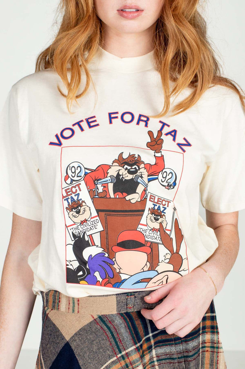 Vintage Vote For Taz Shirt (1991)