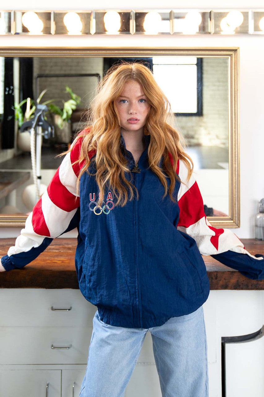 Vintage USA Eagle Starter Jacket (1990s) 19805