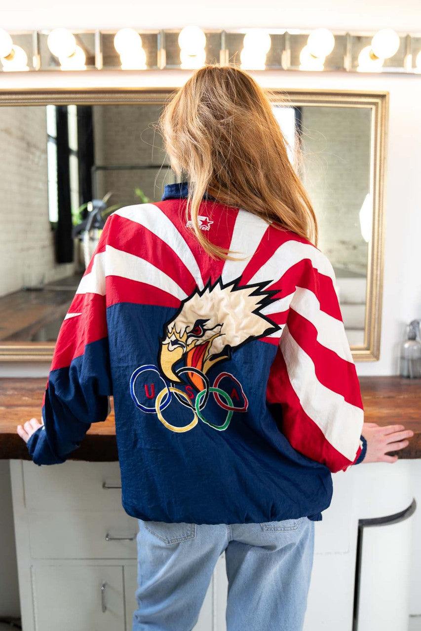 Vintage USA Eagle Starter Jacket (1990s) 19805