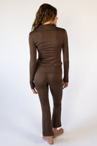 Two Way Zip Fleece Lined Top