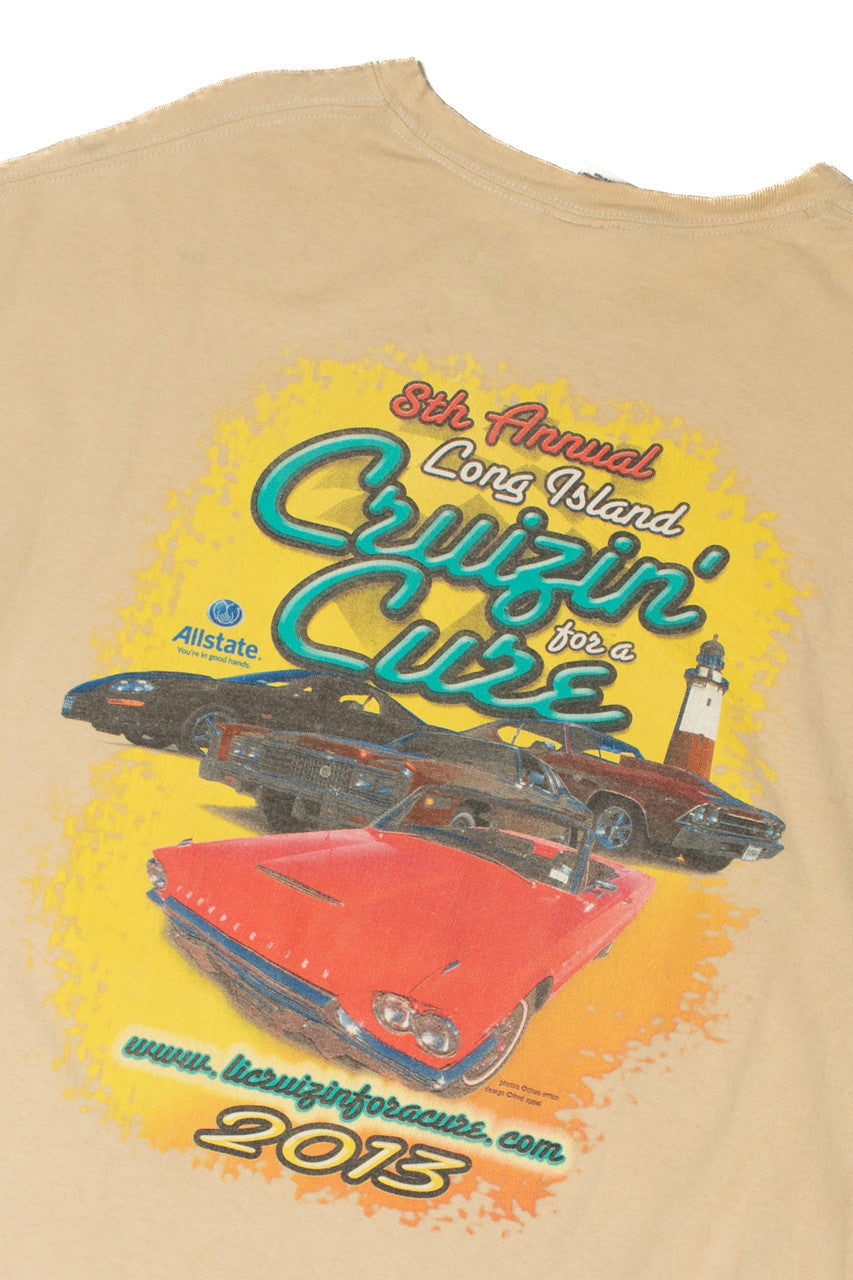 Long Island Cruizin' For A Cure  Gildan T-Shirt (9064) 