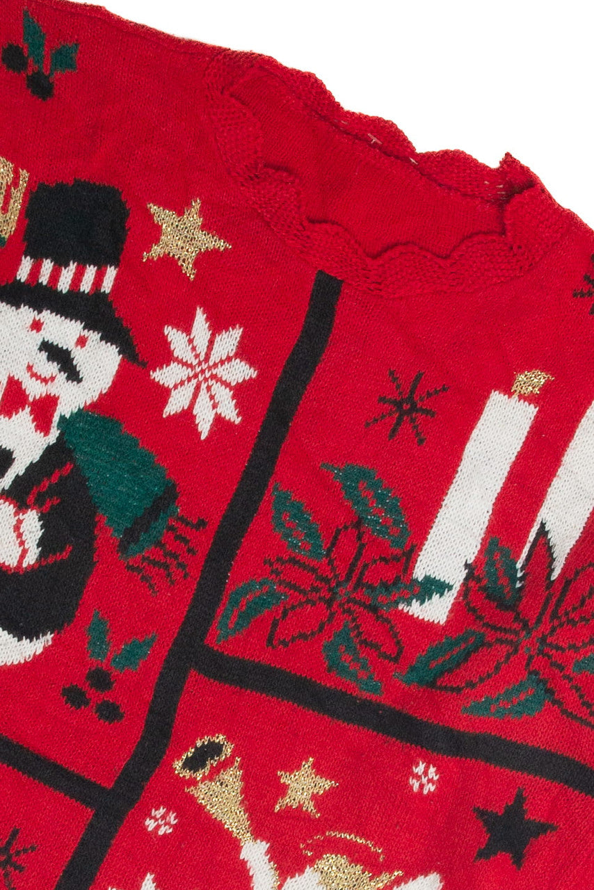 Vintage Red Ugly Christmas Sweater 59554