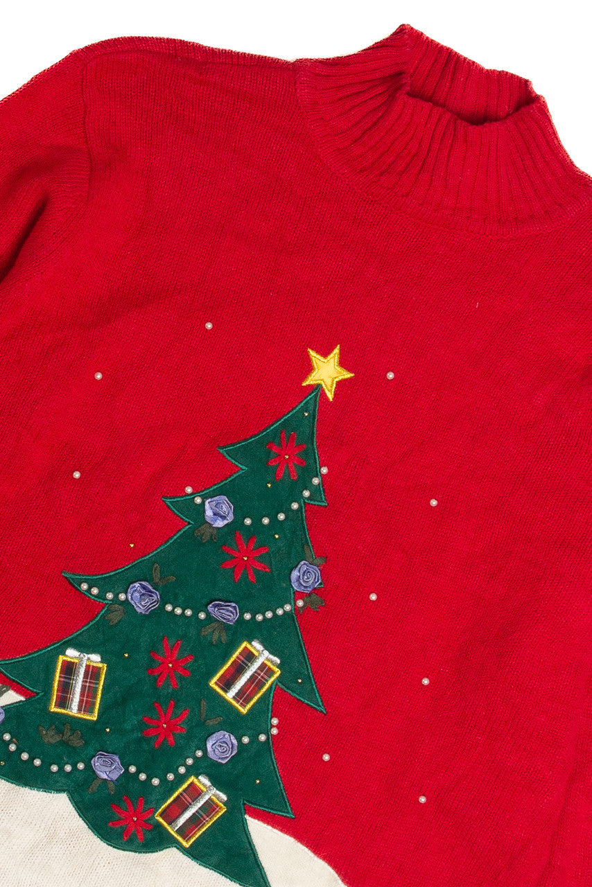 Vintage Red Ugly Christmas Sweater 59563