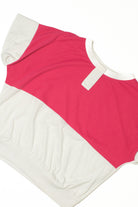 Vintage Pink And White Button Down Booth Bay T-Shirt
