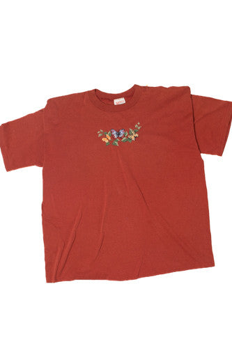 Vintage beaded butterflies, burnt orange Sun Belt T-Shirt