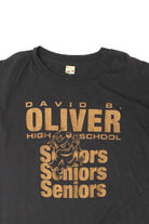 Vintage David B. Oliver High School Seniors  Screen Stars T-Shirt (1980s)