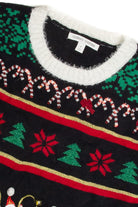 Vintage Black Ugly Christmas Sweater 59576