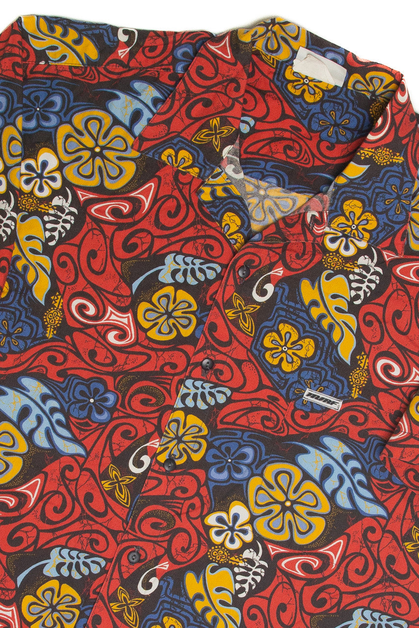 Vintage Mixed Flowers Hawaiian Shirt