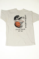 Vintage Lady Cats Final Four In 94' Fruit of the Loom T-Shirt