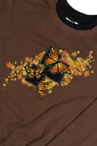 Vintage Embroidered Butterfly Sweatshirt