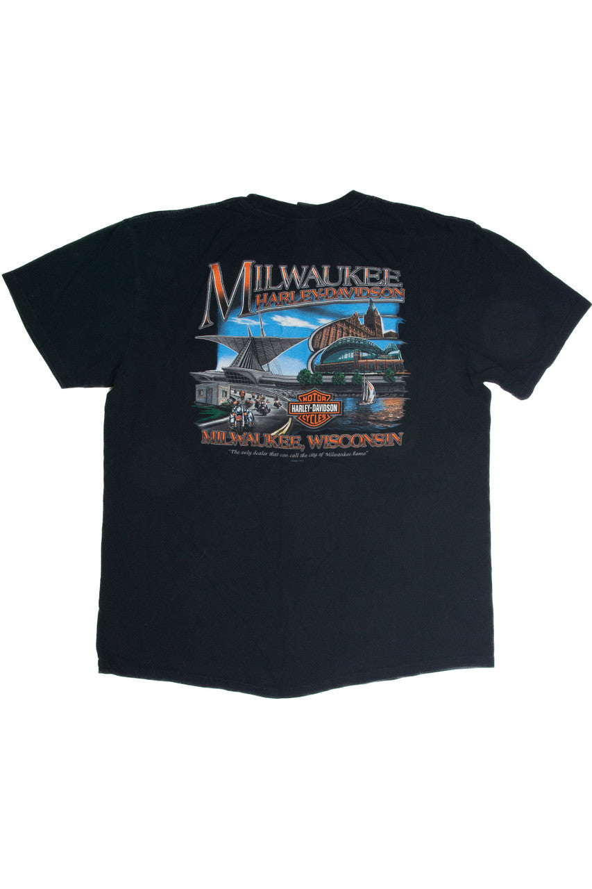 Recycled Harley Davidson 105 Years Milwaukee T-Shirt