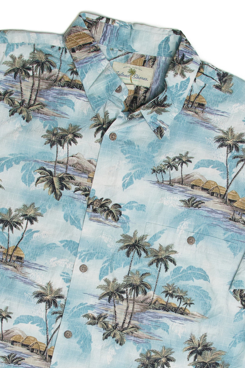 Vintage Beach Houses Hawaiian Shirt