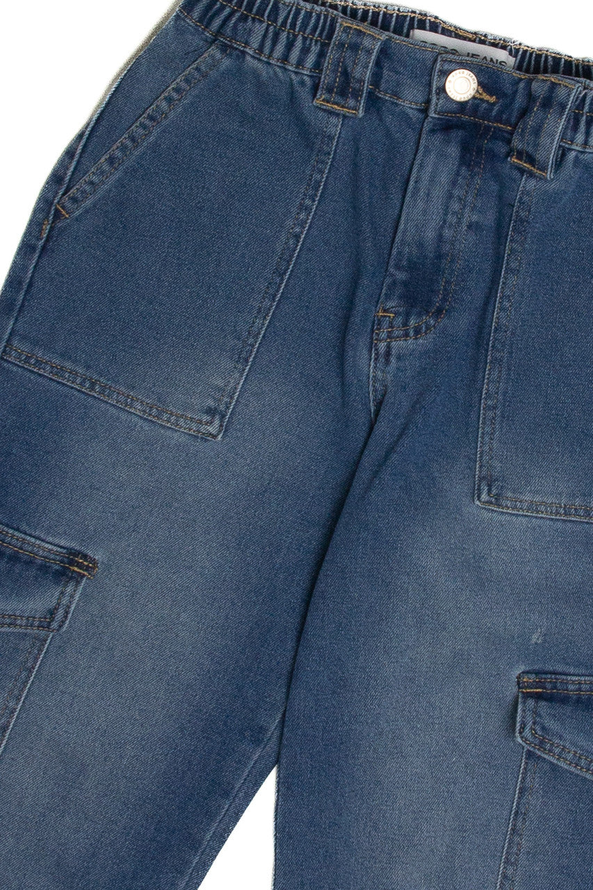 Medium Dark Wash Skater Jeans
