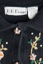 Vintage Distressed B.P. Designs Stockings Ugly Christmas Sweater (1990s)