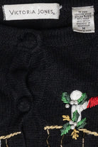 Christmas Train Vintage Ugly Cardigan (2000s)