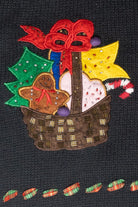 Presents Plaid Ribbon Ugly Vintage Christmas Sweater (2000s)