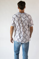 60s Print Button Up