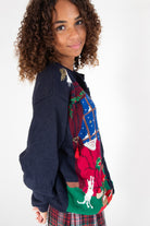 Blue Ugly Christmas Cardigan 64038