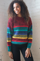 Knit Rainbow Sweater
