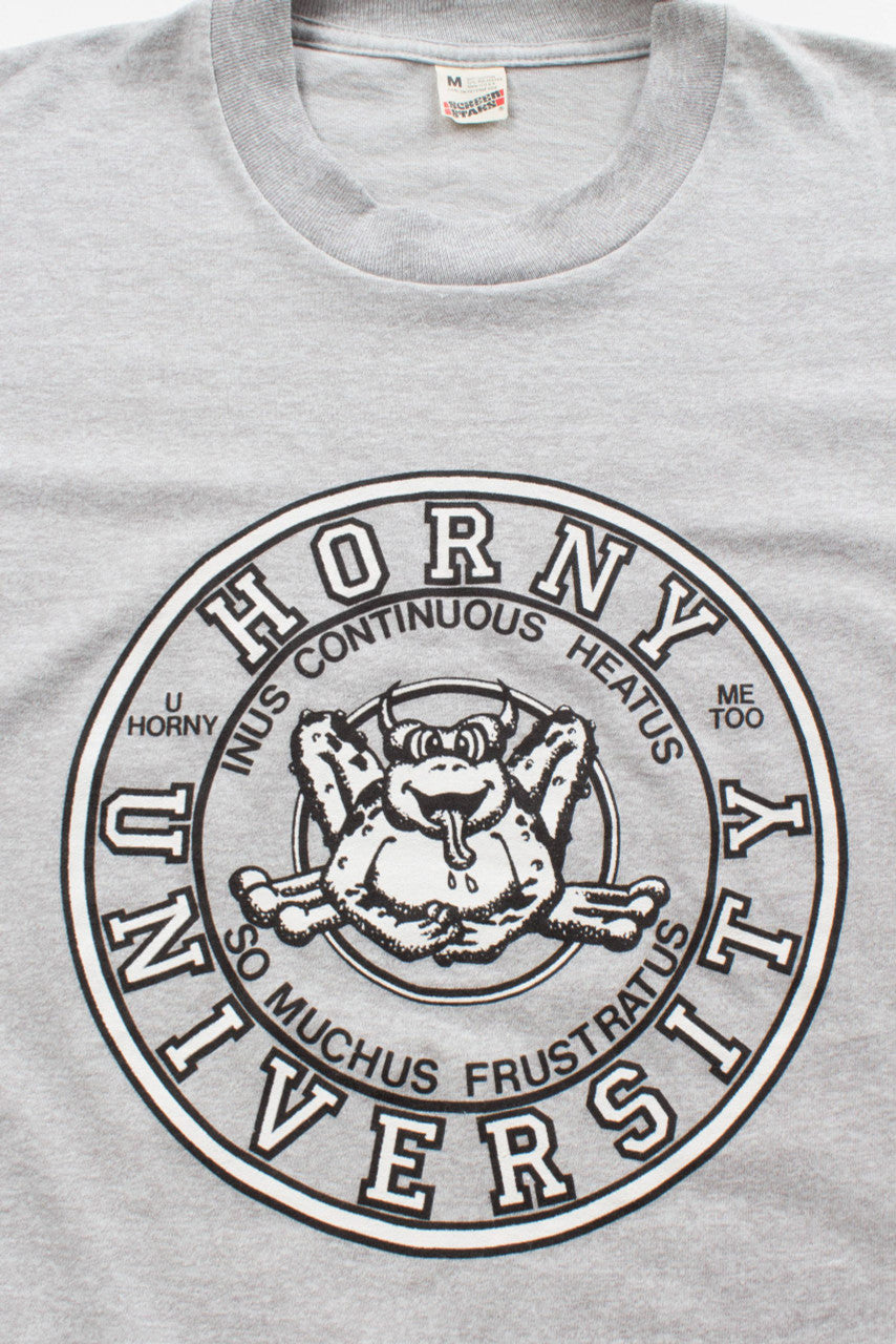 1980s DEADSTOCK University Novelty T-Shirt