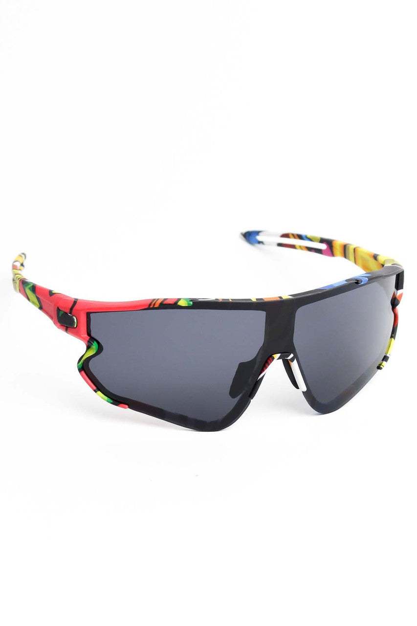 80s Shield Sunglasses