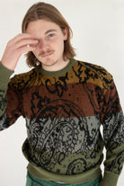 Vintage Todays News 80s Sweater 4428