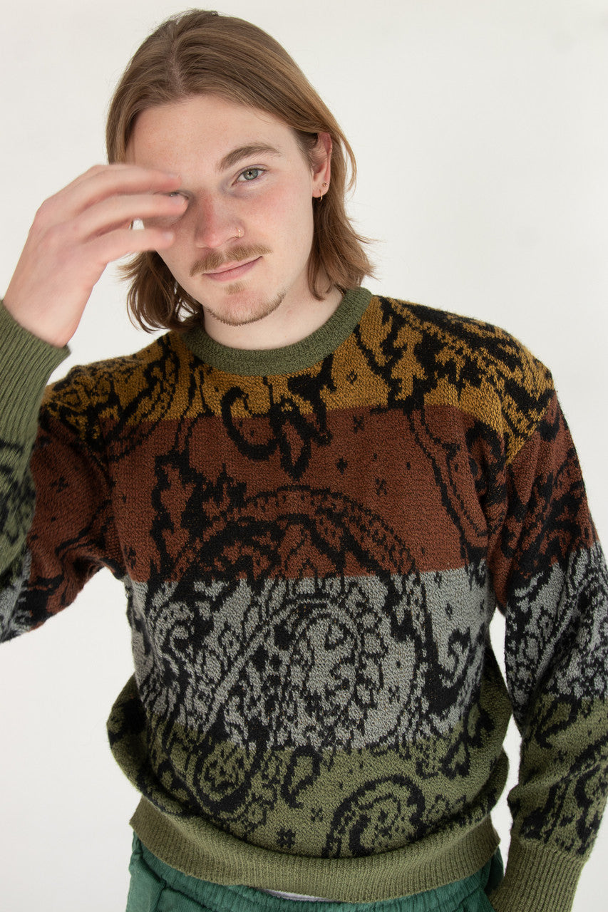 Vintage Todays News 80s Sweater 4428