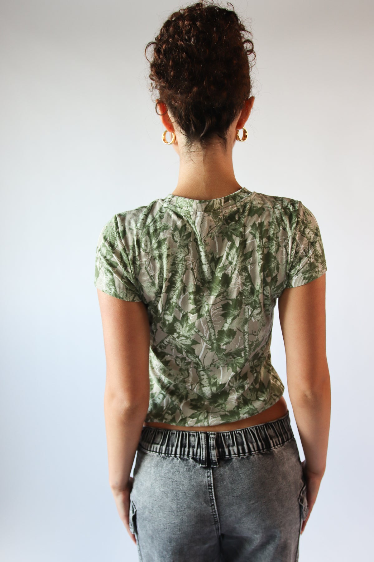 87 Woodland Camo Ribbed Tee